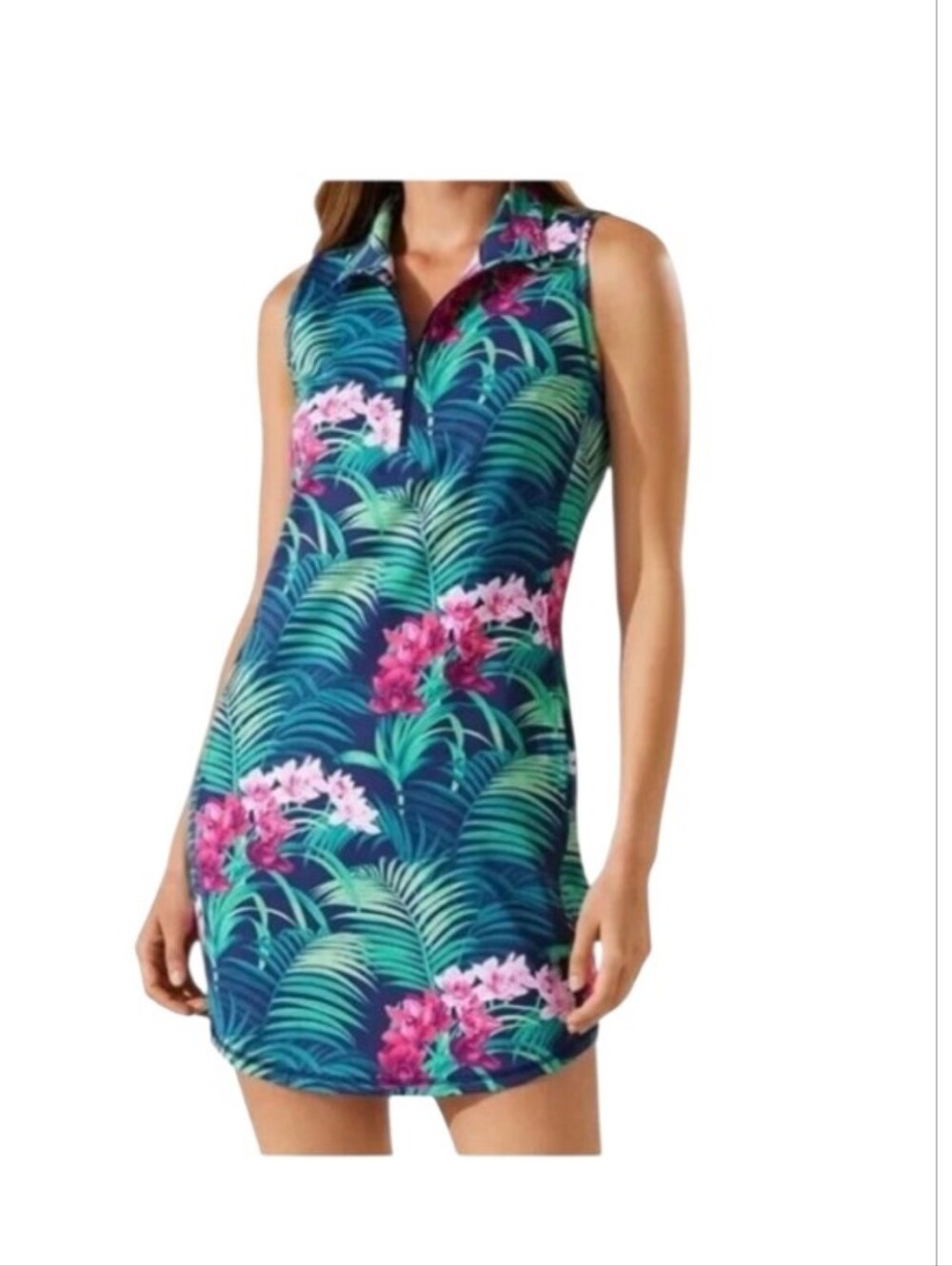 Tommy Bahama IslandZone Florida Fauna Dress Sz M  Resortwear Activewear